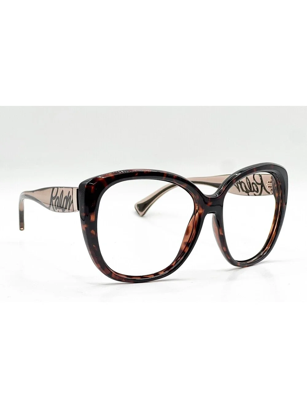 Ralph Lauren RA5117 502 T5 Dark Havana Rectangle Eyeglass Frames 59-16-140